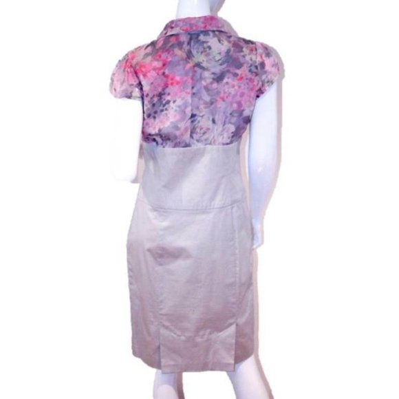 A.B.S by ALLEN SCHWARTZ Dress RUFFLED Floral - Picture 2 of 2